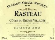 Rasteau-Grand Nicolet 1998